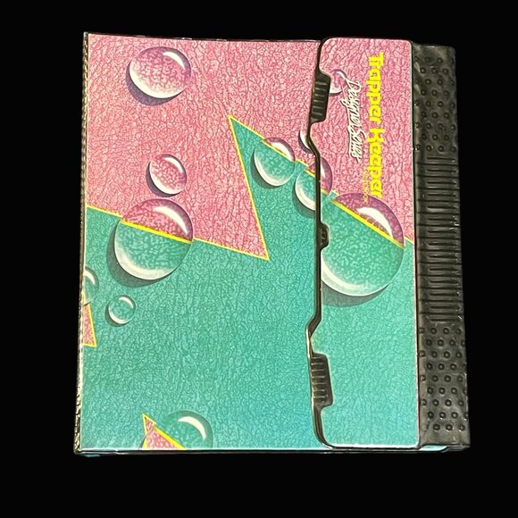 Vintage 1980's Trapper Keeper Designer Series 3 Ring Binder Retro Abstract - Picture 1 of 4